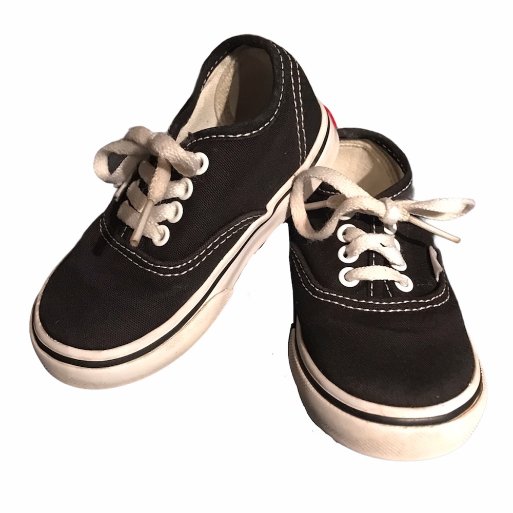Vans Authentic toddler black shoes